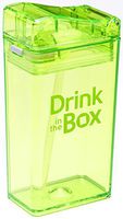 Precidio Design 1908GR Drink in the Box Eco-Friendly Reusable Drink and Juice Box Container, 8oz (Green)