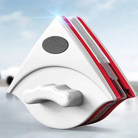 HMY Double Side Magnetic Brush Window Cleaner for Washing Windows,Glass Cleaning Brush Crystals Window Wash for High-Rise and Car Glazed Windows 15-24mm