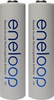 Newest Version Panasonic Blue - Light Blue Eneloop 4th Generation 10 Pack AA NiMH Pre-Charged Rechargeable 2100 Times Batteries - Bulk