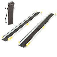 Silver Spring 3-5 ft. Telescoping Wheelchair Track Ramps with Storage Bag