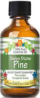 Pure Gold Swiss Stone Pine Essential Oil, 100% Natural & Undiluted, 60ml