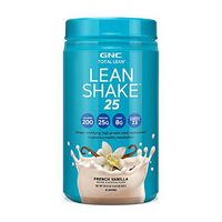 GNC Total Lean Lean Shake 25 Protein Powder - French Vanilla, 16 Servings, High-Protein Meal Replacement Shake