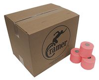Cramer Tape Underwrap, Bulk Case of 48 Rolls of PreWrap for Athletic Taping, Hair Tie, Headband, Patellar Support, Pre-Wrap Athletic Tape Supplies, 2.75" X 30 Yard Rolls of Pre Wrap, Bright Pink
