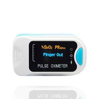 Fingertip Pulse with Audio Alarm & Pulse Sound Monitor Color OLED Display