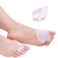 DUORUI Toe Straightener Hammer Toes, Bunion Corrector, Toe Spreaders for Bunions, hammer toe splints for Men and Women (2 Pairs with pads)