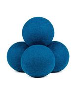 Wool Dryer Balls 4 Pack : 3.5” Diameter (Deep Blue)