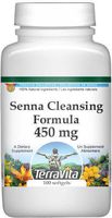 Senna Cleansing Formula - Senna, Fennel, Ginger and More - 450 mg (100 Capsules, ZIN: 515461)