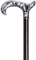 Ladies Black Derby Cane Onyx Pearl Lucite Handle  -Affordable Gift! Item #DHAR-9783800