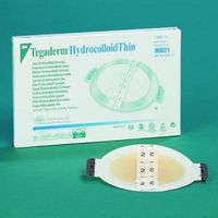 Tegaderm Hydrocolloid Thin Dressing, Oval,