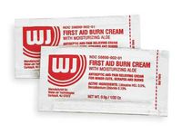 Burn Cream with Aloe, Pouch, 0.9g, PK6