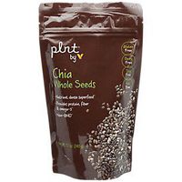 plnt Whole Chia Seeds Nutrient Dense Superfood Perfect for Smoothies with Protein, Fiber Omega3 in Each Serving (12 Ounce Bag)