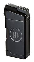 Personalized Visol Epirus Soft Flame Pipe Lighter with Free 2 Initial Engraving (Black)