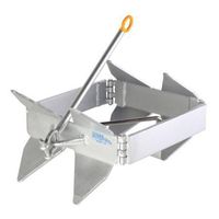Slide Anchor Box Anchor for Boats, Offshore, Small,Silver