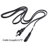 SLLEA AC Power Cord Cable for GPX CD AM/FM Radio Boombox Disc Player Audio Series; BC111 BC111B BC111W BC112B BC232R BD702B BC232 BC232B BC232K BC232R BC232BU BD707B BD717B BD717BU BCD2306