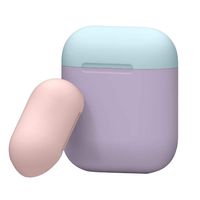 Simplylinfor Apple AirPods Case Protect Silicone Box Skin AirPod Earphone Charger Cover (D)