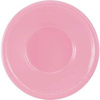 New Pink Plastic Bowls, 12oz, 200 Ct.