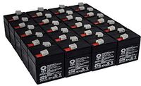 SPS Brand 6V 1Ah Replacement Battery for Powersonic PS-610 (20 Pack)