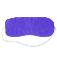 Bed Buddy Aromatherapy Eye Mask with Warm and Cold Therapy for Stress Relief - Microwave-Safe Eye Pillow & Sleep Mask, Purple, Lavender Scented