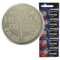 5pk Renata Coin Cell Battery CR1225 3V Lithium Replace DL1225, ECR1225