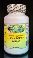 Cranberry 140mg, Urinary Tract. Made in USA - 60 Capsules
