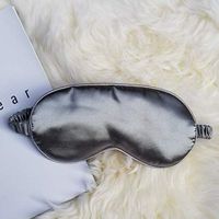 Pack of 5, Satin Sleep Eye Mask, Wedding Favors Bridesmaid Gift Hen Party Bachelorette Birthday Gift for Her (Grey)