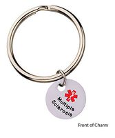 Multiple Sclerosis Medical Alert Keyring