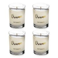LUNA CANDLE CO. Dreamer - Lavender Scented Luxurious Candles - 11 Oz (4 Pack)