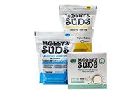 Molly's Suds Starter Pack - 70 Load Natural Laundry Powder, 1 Package of Wool Dryer Balls and 1 Oxygen Whitener.