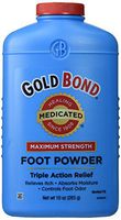Gold Bond Medicated Foot Powder - 10 Oz (Pack of 2)