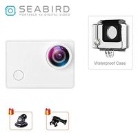 Sun-Mall Seabird 4K WiFi Sports & Action Video Cameras, 4k/30FPS 145 Degree Wide Angle 12MP 2.0" IPS HD Touch Screen with Waterproof Housing Case (White)