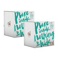 Oi Certified Organic Cotton Pads, 2 Boxes of 10 Super Pads, Ultra-Thin and Winged, Individually-Wrapped