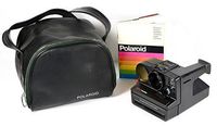 Polaroid Pronto Sonar OneStep Instant Film Land Camera in Bag and Manual