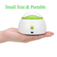 Kingzer Mini USB Humidifier Air Purifier Aroma Diffuser for Home Room Car White & Green