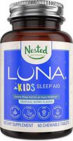 LUNA Kids | NEW LOOK | #1 Sleep Aid Tablets for Children & Sensitive Adults | Naturally Sourced Ingredients | Chewable Pills | Gentle Herbal Supplement with Chamomile, Melatonin, Valerian & Lemon Balm