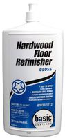Basic Coatings Hardwood Floor Refinisher - Gloss 32 Ounce