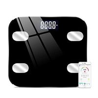 Smart Digital Weight Scale, 0.2-150KG Bathroom Scale Body Fat Scale LCD Calorie Muscle Body Bathroom Weighing Scale