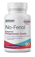 Houston Enzymes – No-Fenol Enzyme for Polyphenolic Foods – 90 Capsules (90 Doses) – Professionally Formulated to Support Polyphenolic Digestion – Enhances Breakdown of Fruits & Vegetable Fiber