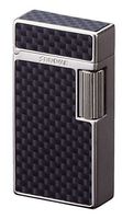 Sarome Flint Lighter SD1-51 Silver satin / carbon fibre