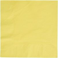 Light Yellow 3-Ply Dinner Napkins | Pack of 20 | Party Supply