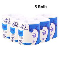 1/5/10/20 Rolls Soft Ultra Professional 3-Ply Toilet Paper, Ultra Comfort CareToilet Paper, Bath Tissue use for Home Kitchen,Strong and Highly Absorbent Hand Towels(5 rolls)