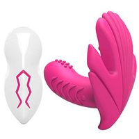 JHYUI Good Virtorrr Adult Toys s 2019 Newest USB Charged FeMasturbation Wearable Remote Buutterfly Virtorrr Panties Adult E'rotic Toy Six Products for Women，Red