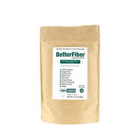 BetterFiber - Prebiotic Fiber Supplement [100% Generic Equivalent of Leading Brand] ⊘ Non-GMO ❤ Gluten-Free ☮ Vegan ✡ OU Kosher Certified - 17.6oz/500g (125 Servings)