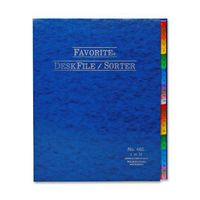 Wilson Jones Favorite Desk File Sorter, 10 x 12 Inches, Expands 1.5 Inches, 1 to 31 Index, Midnight Blue (WCC4BL)