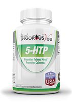 5 HTP Super Strength 200 mg. Natural Mood Support, Anxiety Relief, Sleep Aid, Appetite Suppressant. Non-GMO. with Calcium. 5 Hydroxytryptofan.