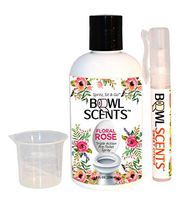 BOWL SCENTS REFILL | 8oz BOTTLE | Triple Action Pre-Toilet Spray | Traps & Neutralizes Toilet Odors | Includes Refill Cup & Traveler