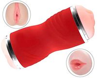 2 in 1 Silica Gel Real Pussy Deluxe Toys for Men, Super Soft for Men