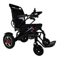 New Lightweight Folding Remote Control Electric Wheelchair Motorized, only 50 lbs Supports up to 350 lbs, FDA Approved (Black)