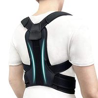 Back Brace Posture Corrector - Back Support Belt with Fully Adjustable Straps Relief Lower & Upper Back Pain, Improve Posture & Provides Lumbar Support - Fit for Men & Women