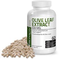 Bronson Olive Leaf Extract 500 mg Immune, Antioxidant & Heart Health Support, 60 Vegetarian Capsules