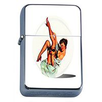 Vintage Retro Sexy Bridesmaid Party Oil Lighter Pin Up Girl-143